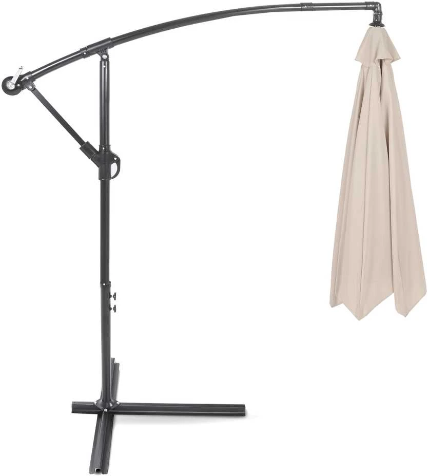 Lauko skėtis Malabo 300 cm, Pilkas / Ecru
