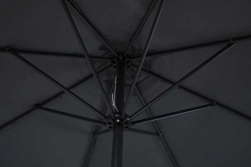 Lauko skėtis MOOREA, 3 m, Dark Pilkas