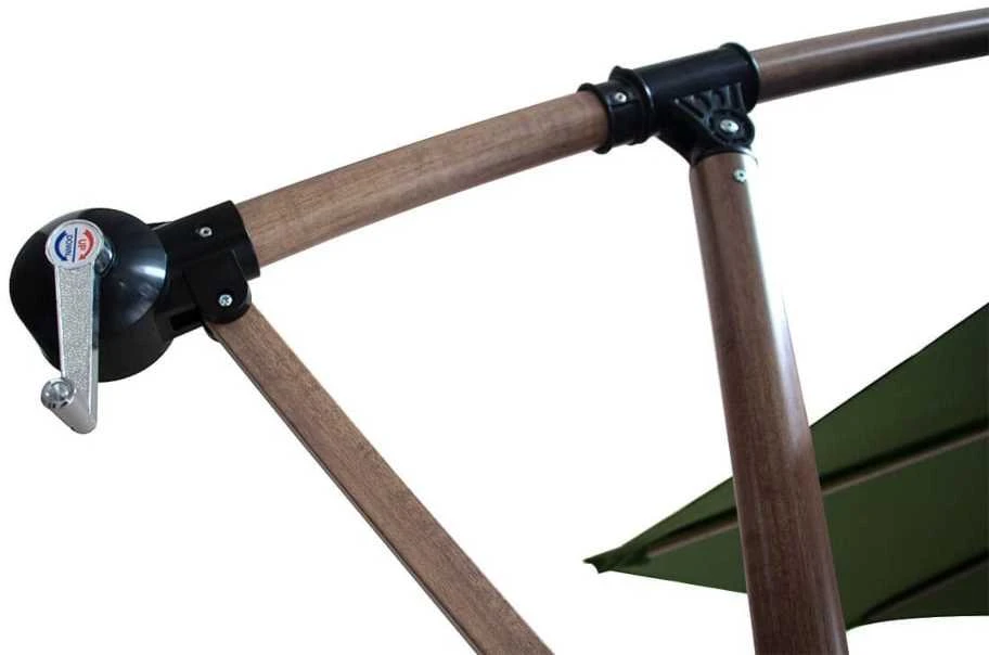 Lauko skėtis SANTORINI WOOD, 3 m, Dark Žalias