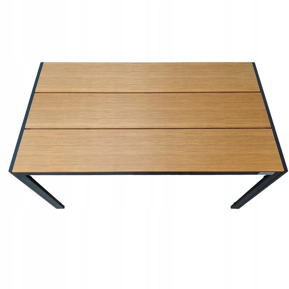 Lauko stalas Alleny Pro, 130x70 cm, rudas