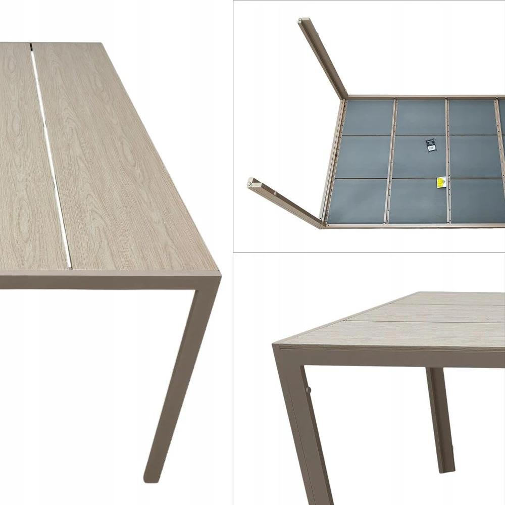 Lauko stalas Alleny Pro, 130x70 cm, taupe