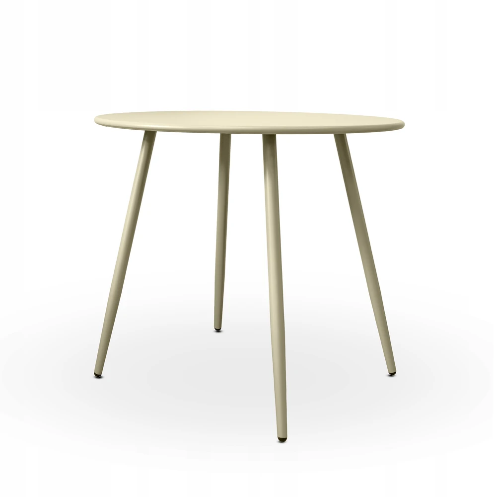 Lauko stalas Domos, 80x72 cm, creme