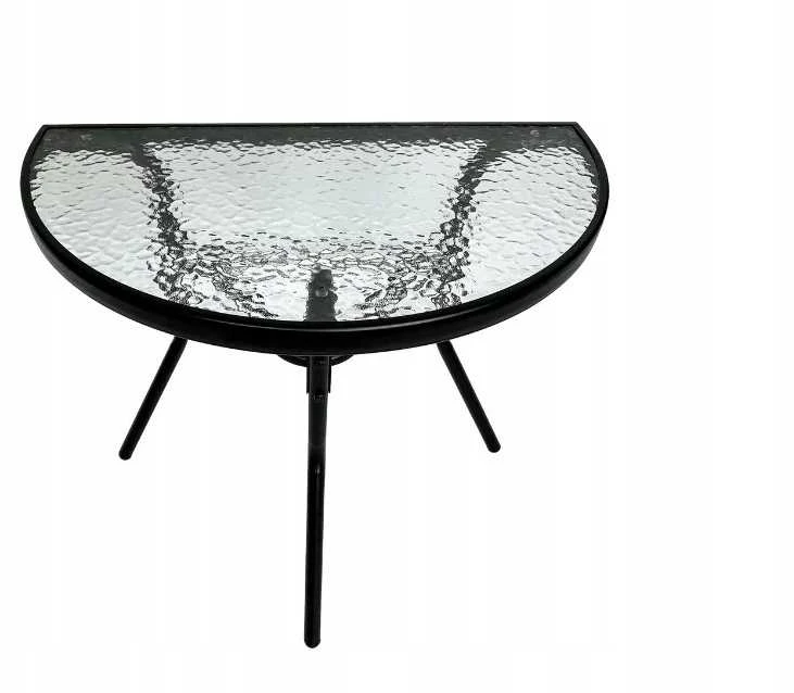 Lauko stalas Linosa, 41x71x64 cm, juodas