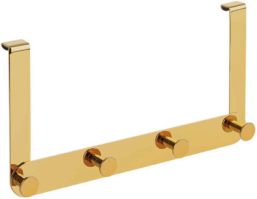 Laveo Miri 4-ių kabliukų pakaba dušo kabinoms, Gold