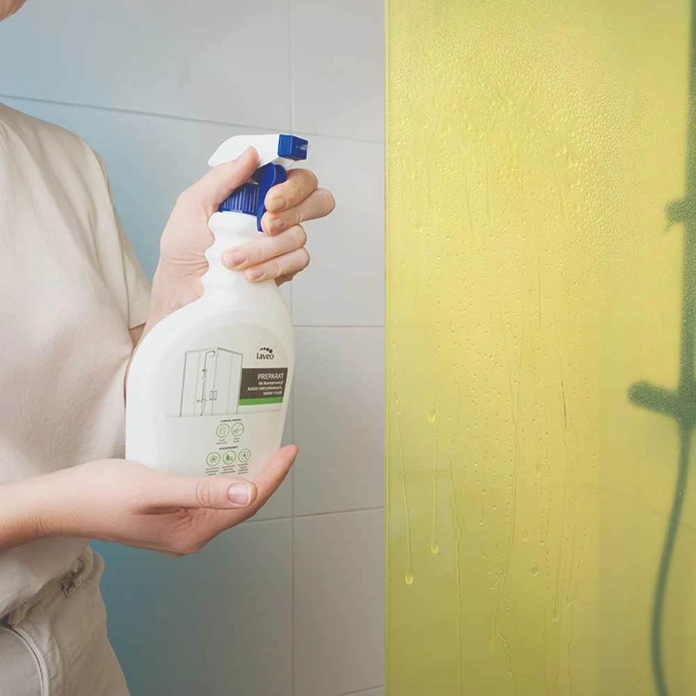Laveo preparatas dušo kabinų, veidrodžių ir stiklo priežiūrai, 500 ml