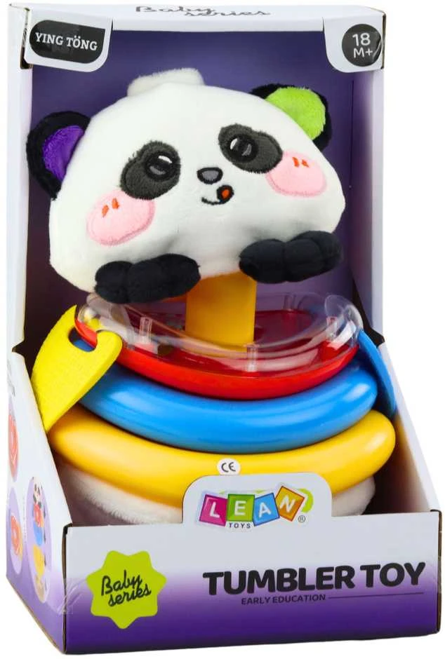 Lavinamasis sensorinis žaislas Tumbler Toy - Panda