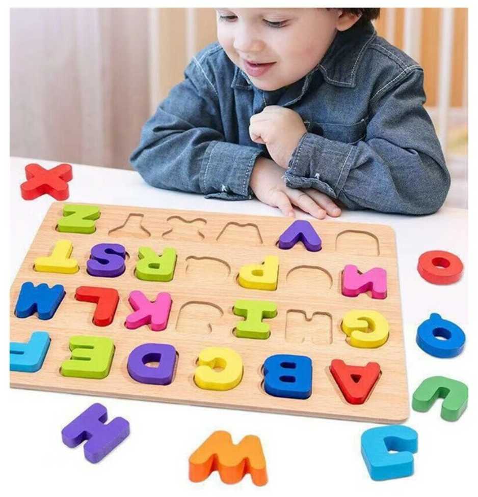 Lavinamoji medinė dėlionė Raidės