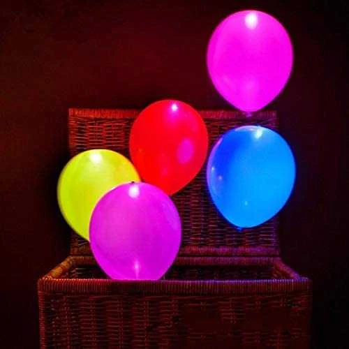 LED balionų rinkinys, 5 vnt.