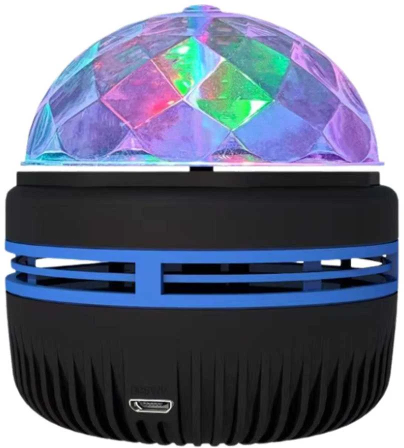 LED šviestuvas-projektorius su pultu 360°