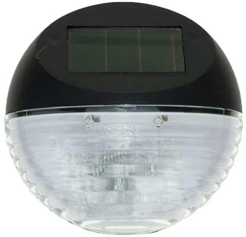 LED šviestuvas su saulės baterija, 2 LED