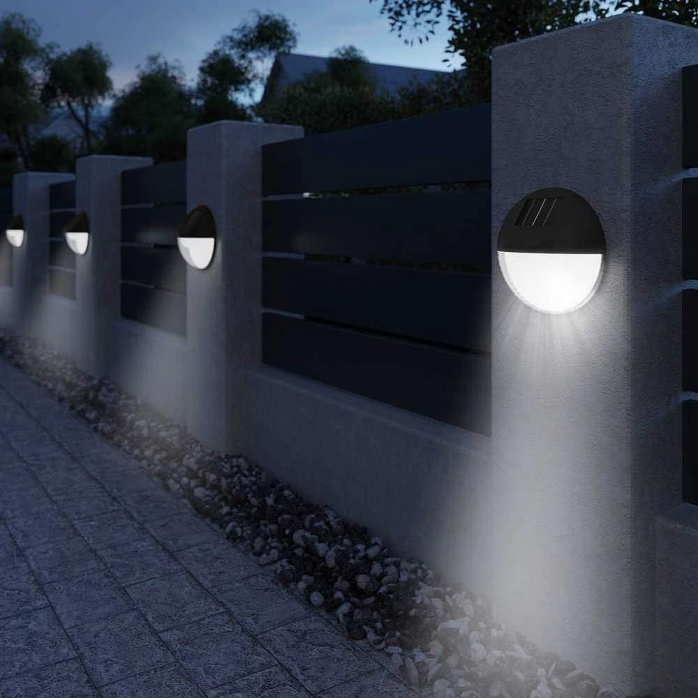 LED šviestuvas su saulės baterija, 2 LED