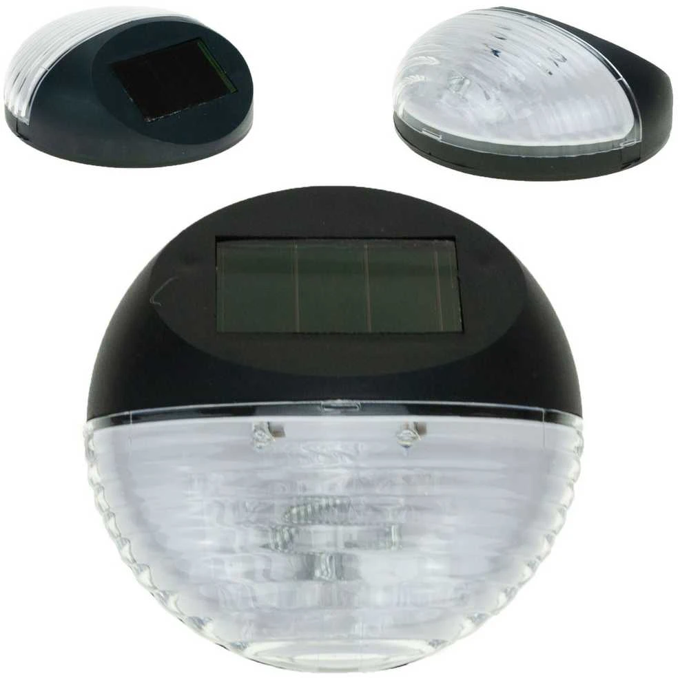 LED šviestuvas su saulės baterija, 2 LED