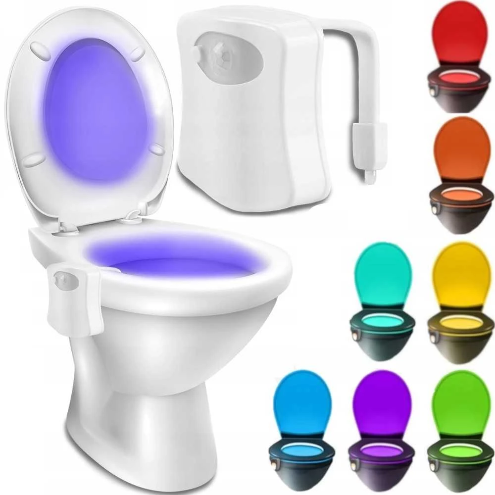 LED tualeto lemputė su judesio jutikliu