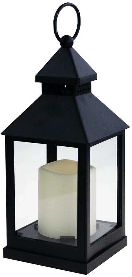 LED žibintas, juodas