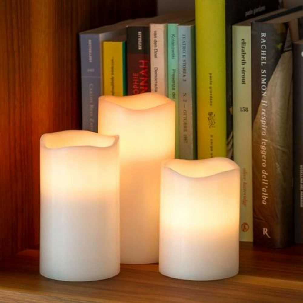 LED žvakių rinkinys, 3 vnt.