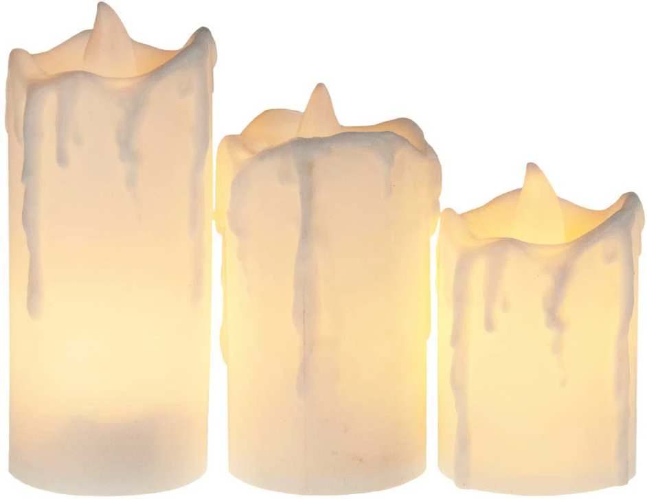 LED žvakių rinkinys, 3 vnt.