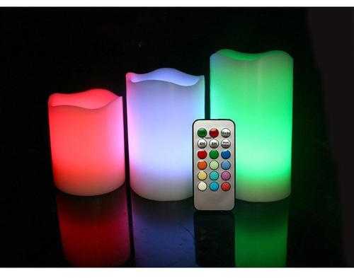 LED žvakių rinkinys, 3 vnt.
