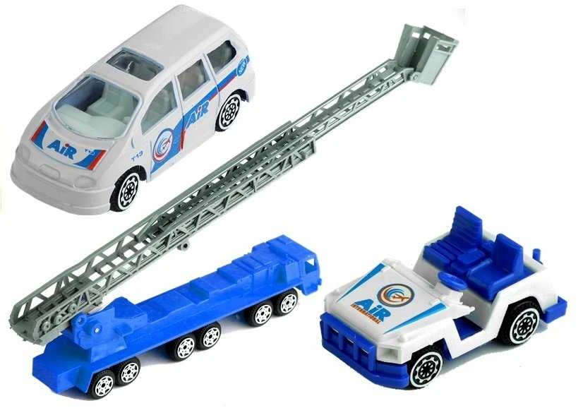 Lėktuvas su automobiliukais ir aksesuarais 1:87