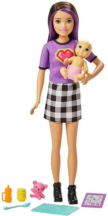 Lėlė auklė Barbie Skipper su priedais