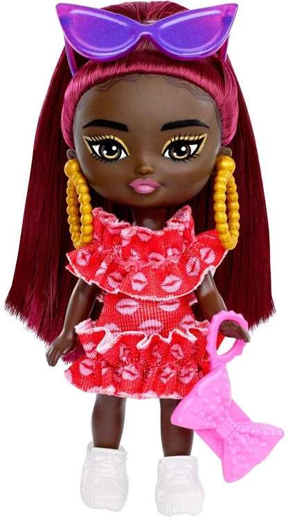 Lėlė Barbie Extra Mini Minis su akiniais ir kitais priedais