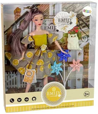 Lėlė Emily su kačiuku