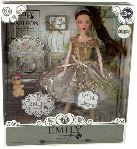 Lėlė Emily su šuniuku