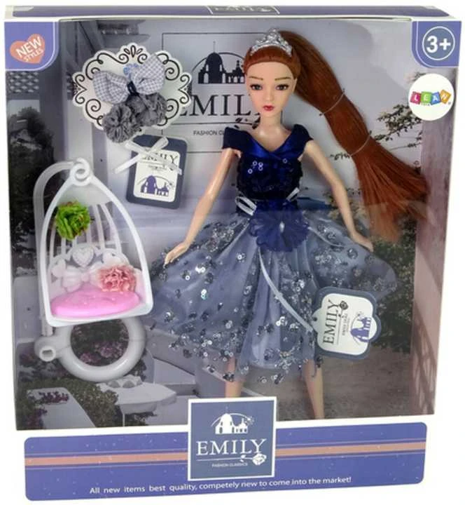 Lėlė Emily su sūpynėmis