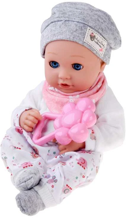 Lėlė kūdikis su priedais, 32 cm