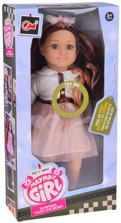 Lėlė "May May Girl" su garso efektu, 48 cm
