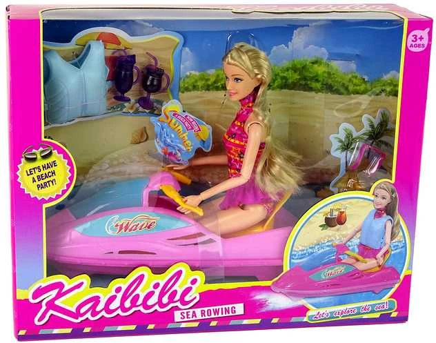 Lėlė su motorine valtim rinkinys