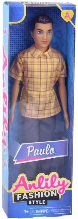 Lėlė vaikinas Anlily - Brunetas Paulo, 30 cm
