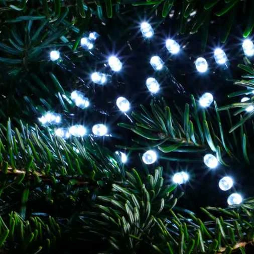 Lempučių girlianda 100 LED, šaltai balta