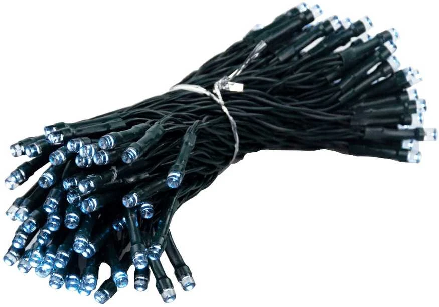 Lempučių girlianda 100 LED, šaltai balta