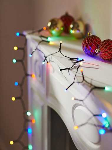 Lempučių girlianda 100 LED, spalvota