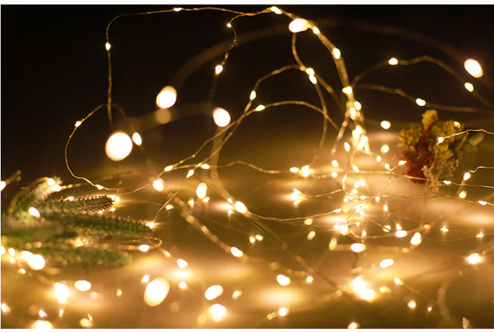 Lempučių girlianda 20 LED, šiltai balta