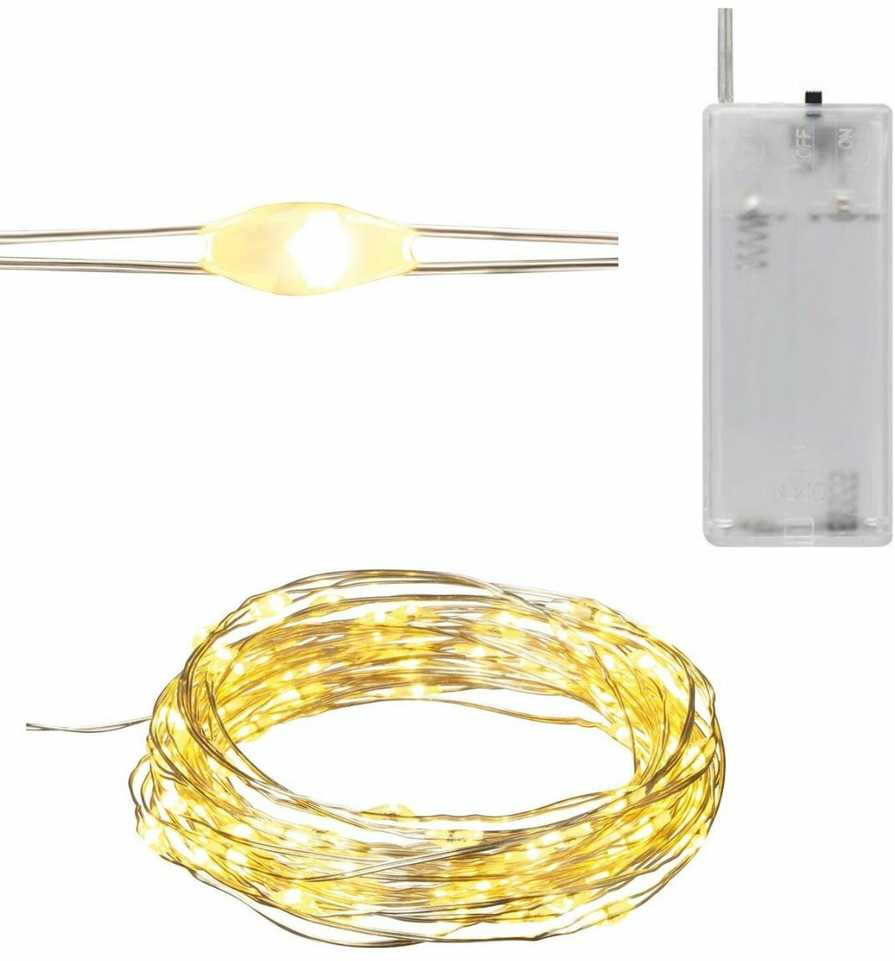 Lempučių girlianda 20 LED, šiltai balta