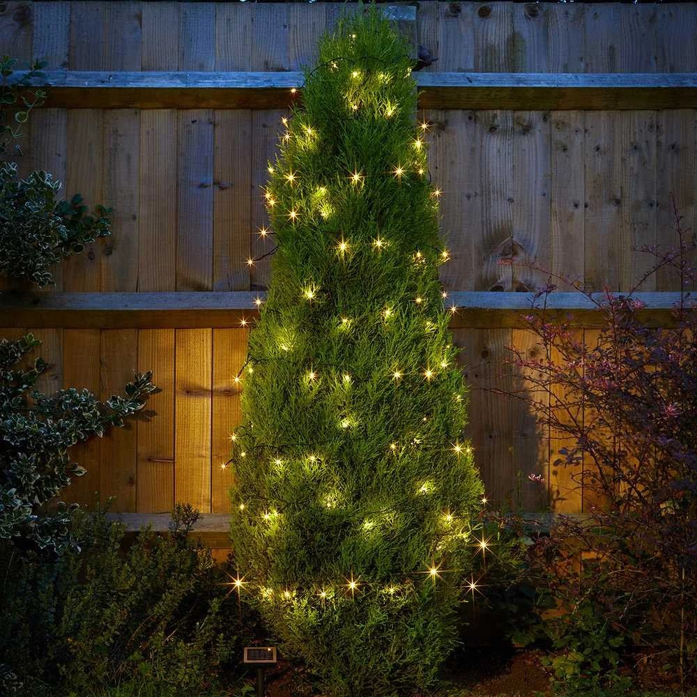 Lempučių girlianda 300 LED, šiltai balta, 3+15m