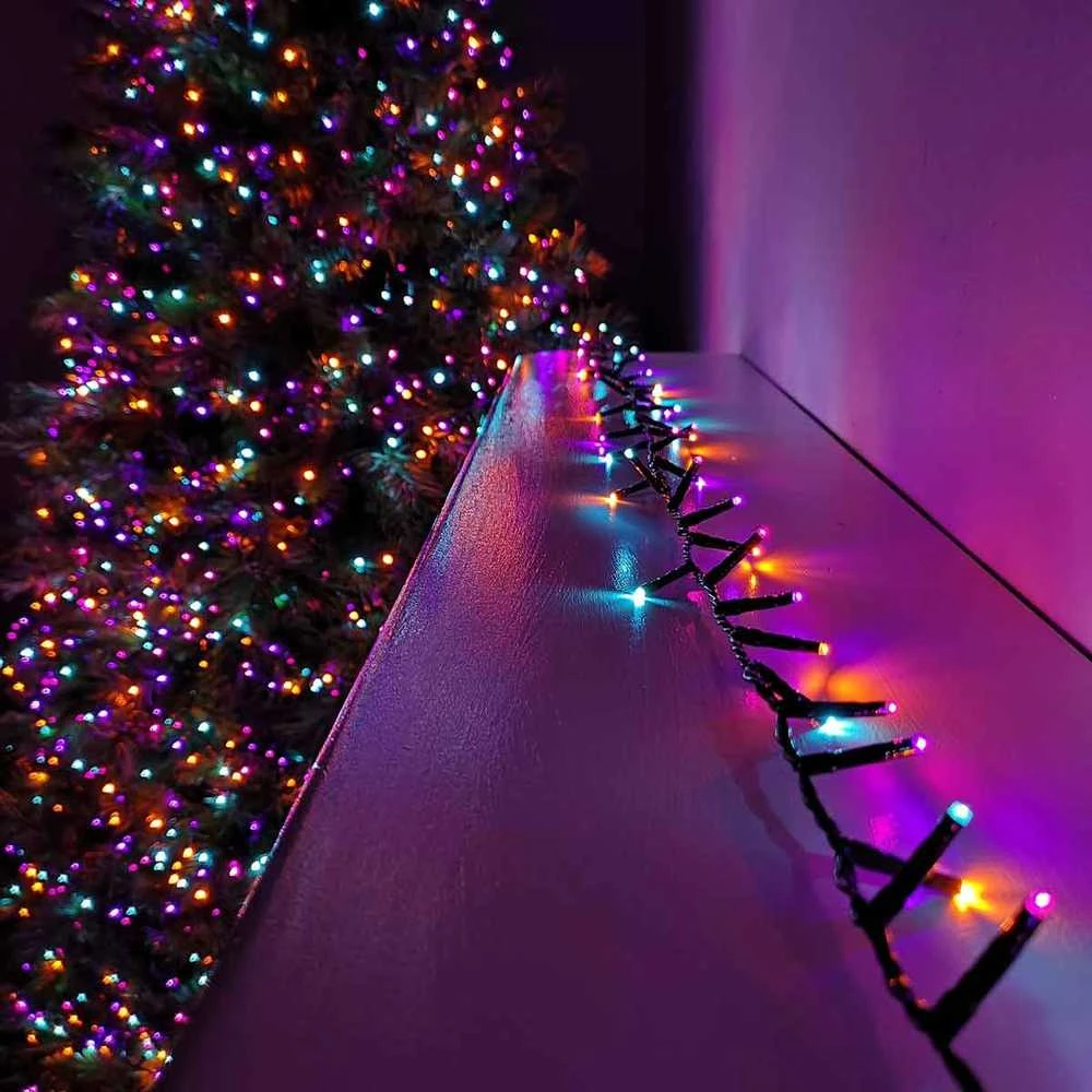 Lempučių girlianda 500 LED, spalvota, 3+25m
