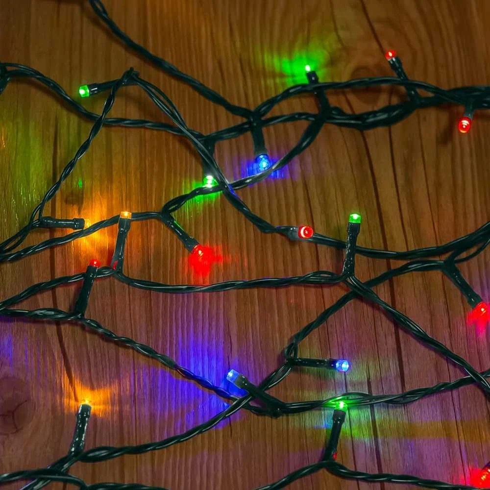 Lempučių girlianda 500 LED, spalvota, 3+25m