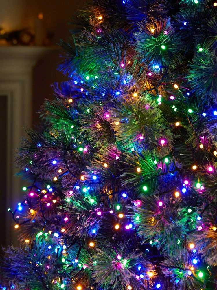 Lempučių girlianda 500 LED, spalvota, 3+25m