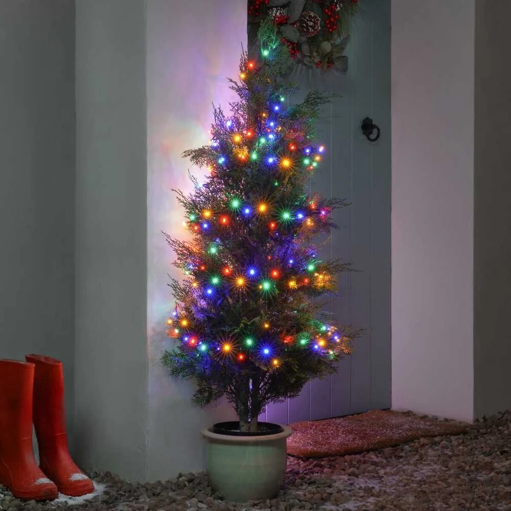 Lempučių girlianda 500 LED, spalvota, 3+25m