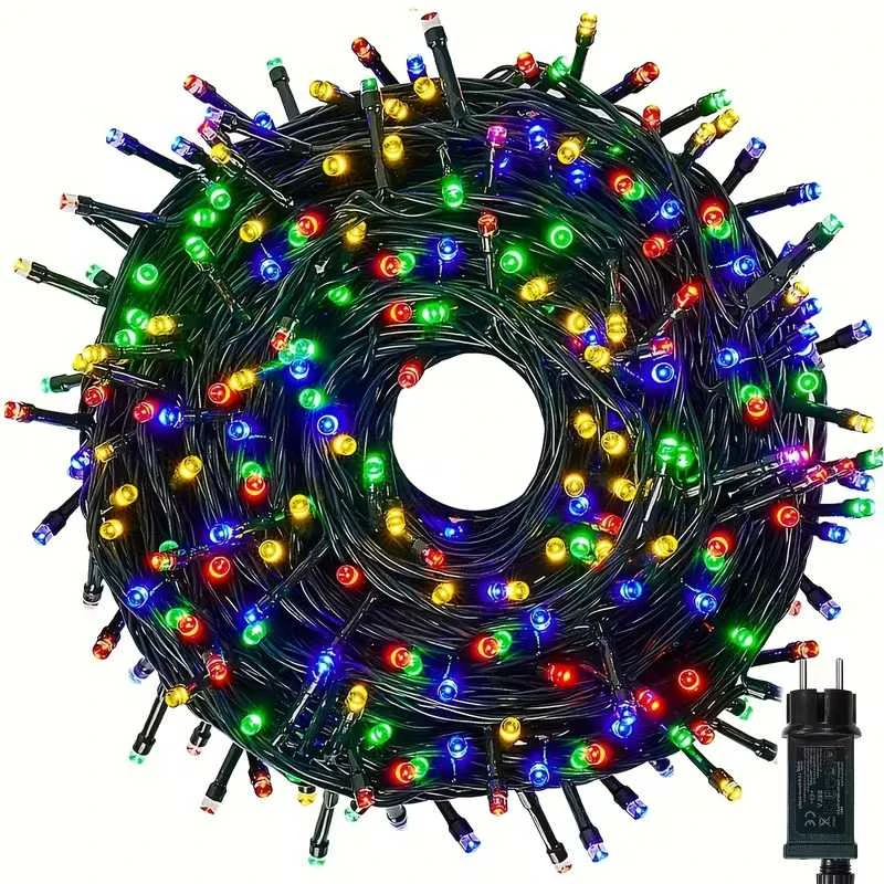 Lempučių girlianda 500 LED, spalvota, 3+25m