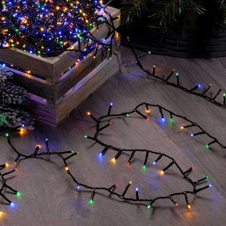 Lempučių girlianda 500 LED, spalvota, 3+25m