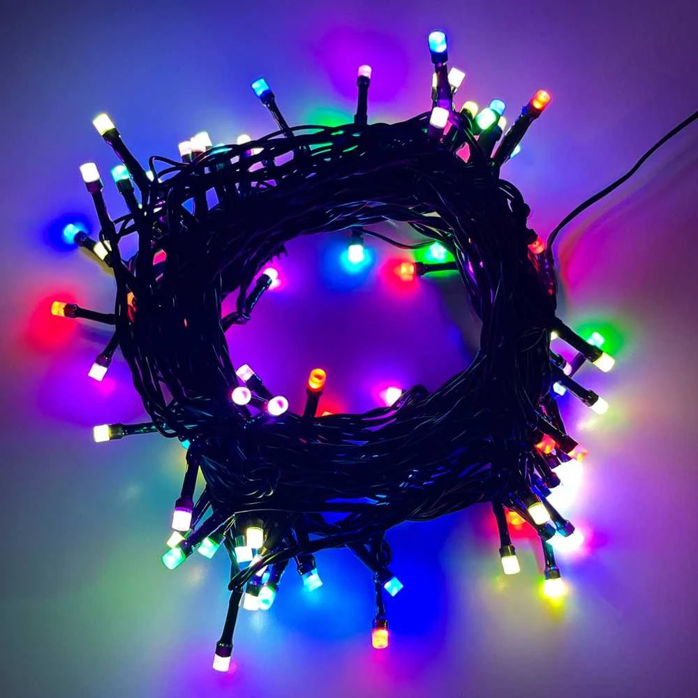 Lempučių girlianda 500 LED, spalvota, 3+25m