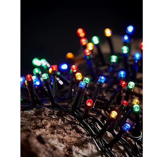 Lempučių girlianda 500 LED, spalvota