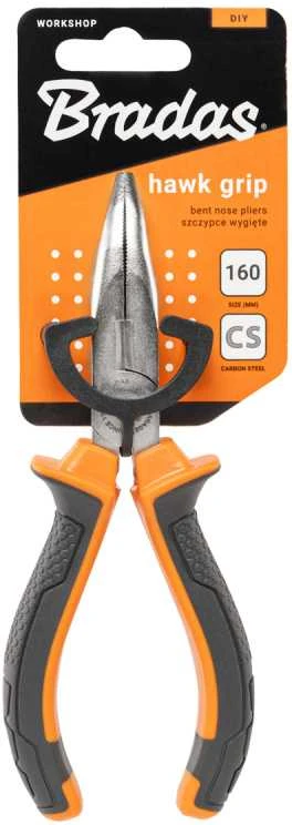 Lenktos replės Bradas HAWK GRIP HOME & GARAGE, 160 mm