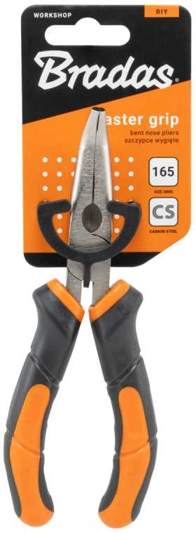 Lenktos replės Bradas MASTER GRIP HOME & GARAGE, 165 mm, nikeliuotos
