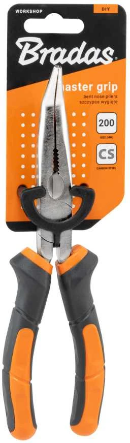 Lenktos replės Bradas MASTER GRIP HOME & GARAGE, 200 mm, nikeliuotos
