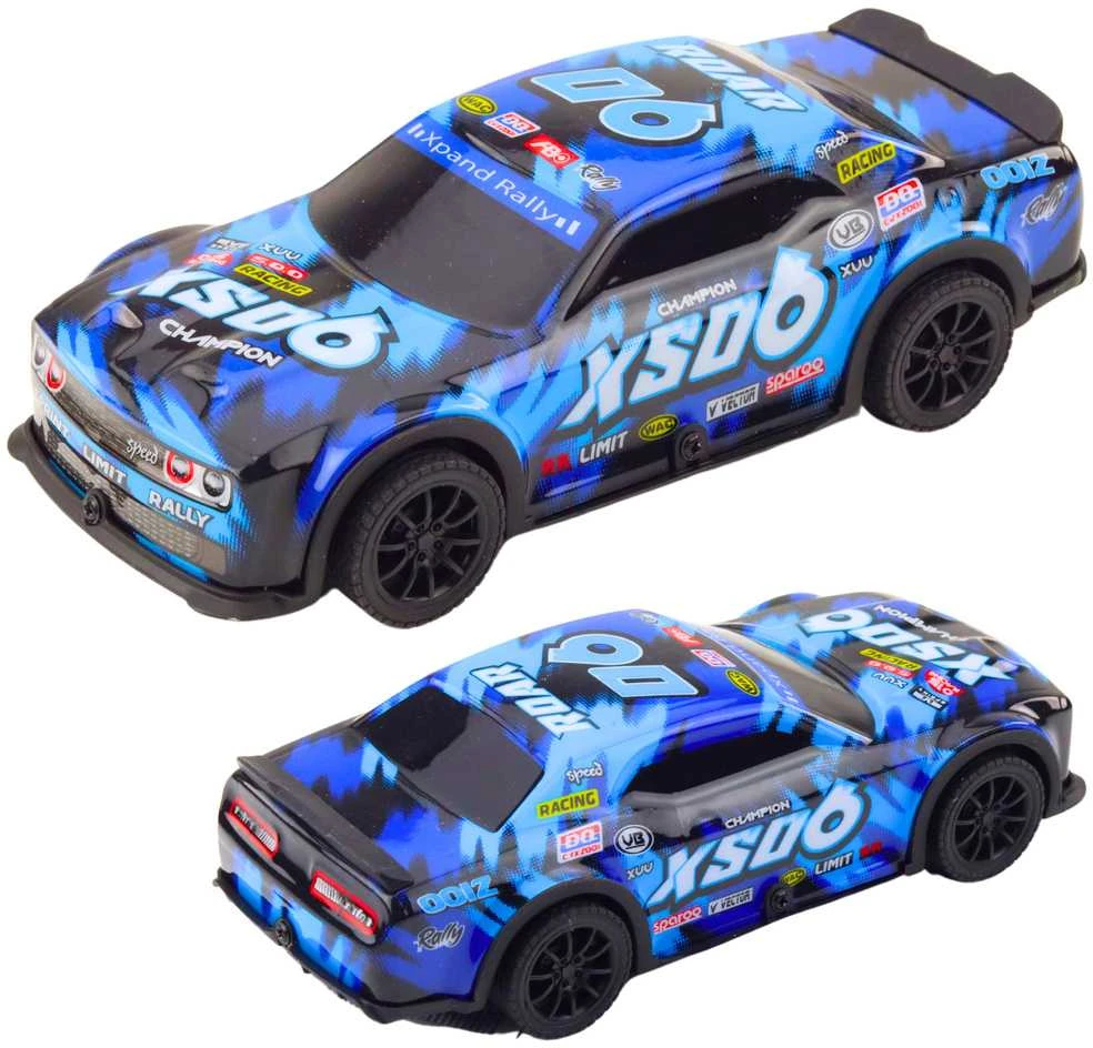 Lenktyninis automobilis XS06 su šviesos ir garso efektais (1 vnt.)