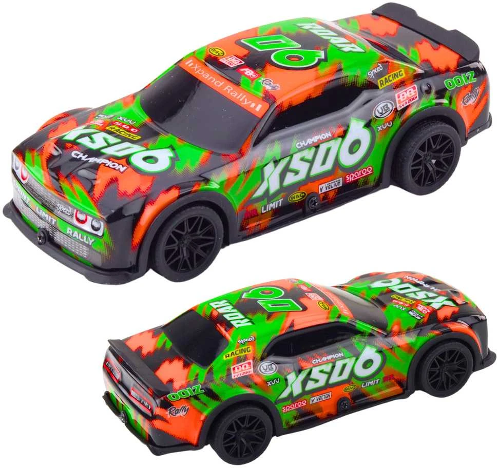 Lenktyninis automobilis XS06 su šviesos ir garso efektais (1 vnt.)